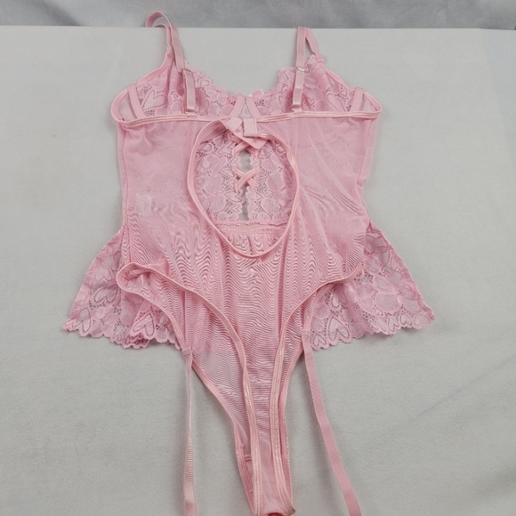 NWOT Sugar and Vapor Anya lace skirt underwire bodysuit Size small - Picture 6 of 8